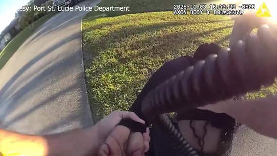 Teen batters Port St. Lucie police car with shovel