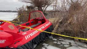 Ice rescue training exercise crash in Beaver Dam