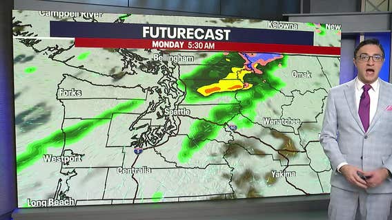 Seattle weather: Light rain returns Monday