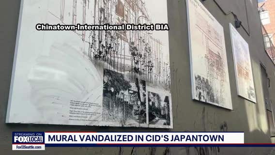 Japanese-American WW2 mural vandalized with Bible verses in Seattle