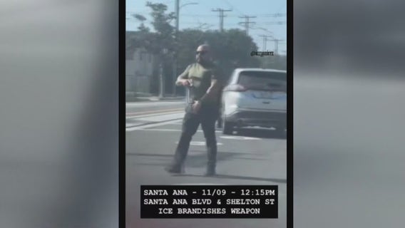 Video shows ICE agent pulling gun on driver