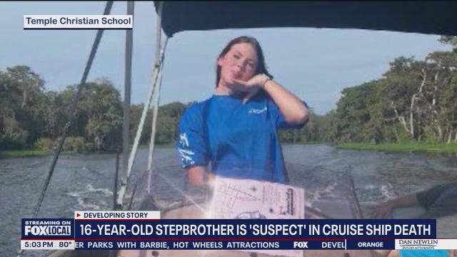 Anna Kepner's stepbrother, 16, a 'suspect' in Florida teen's death aboard cruise ship: Court filing