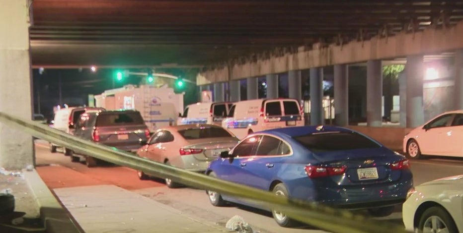 Motorcyclist shot, suspected gunman hit by car after fight breaks out: police