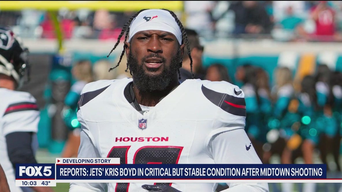 Jets CB Kris Boyd in critical condition after Midtown NYC shooting