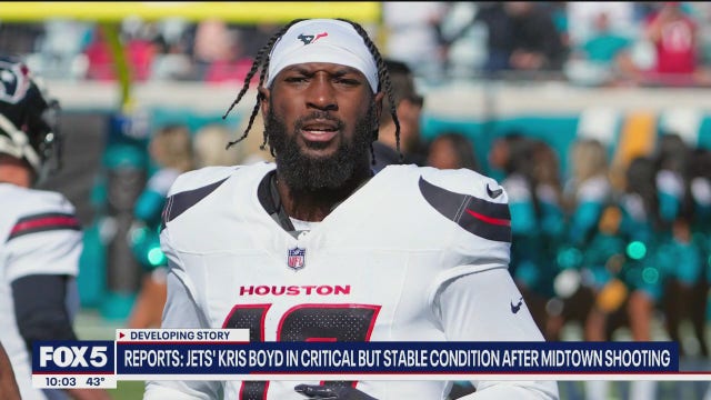 Jets CB Kris Boyd in critical condition after Midtown NYC shooting