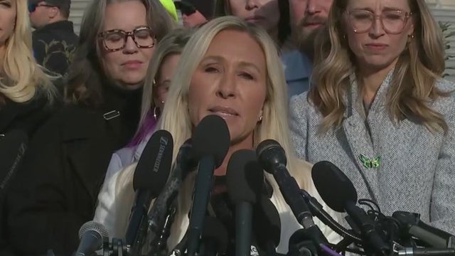 Trump calls Marjorie Taylor Greene's resignation 'great news'