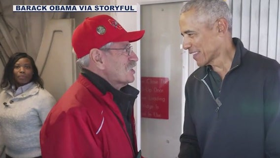 Barack Obama surprises veterans aboard honor flight