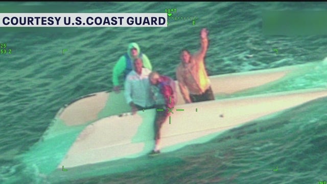 Florida men found alive after clinging to capsized boat for 20 hours off Clearwater coast: Police