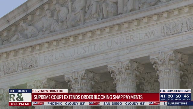 Supreme Court extends order blocking full SNAP payments