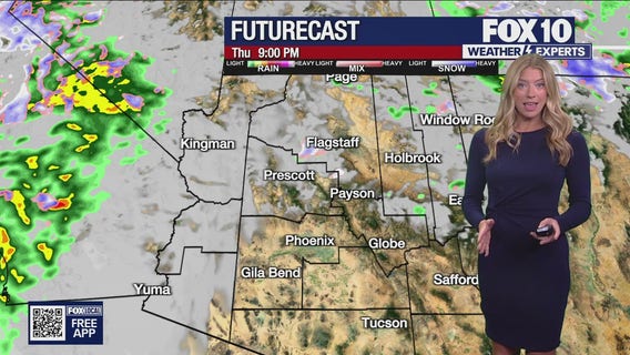Arizona weather forecast: Rain chances continue on Thursday in Phoenix