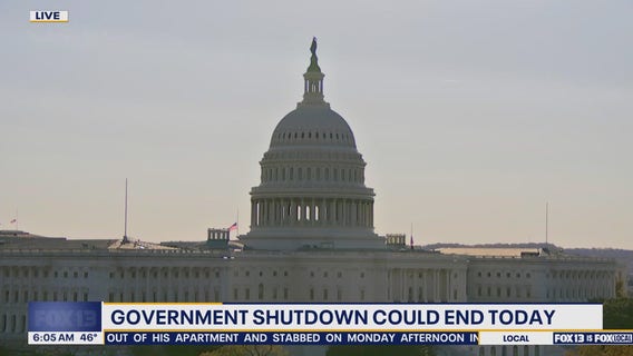 Government shutdown could end Wednesday