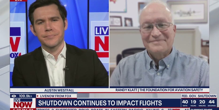 Flight cancellations and delays intensify as shutdown continues