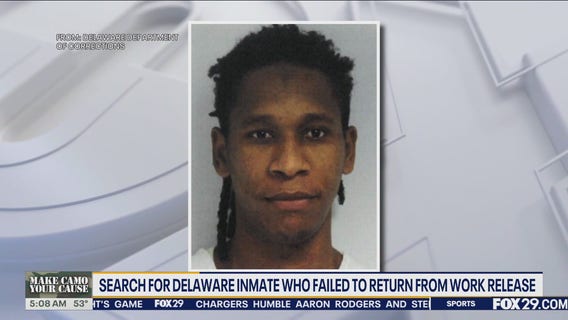 Search underway for Delaware inmate who failed to return from work release