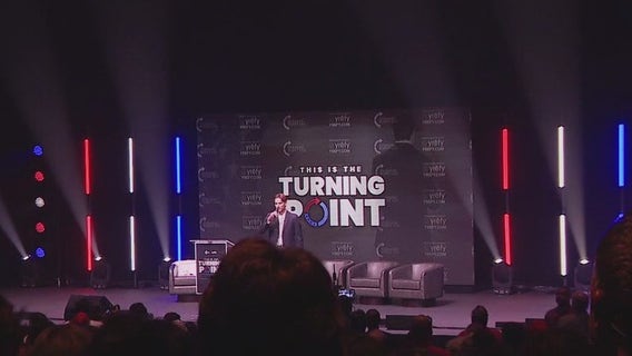 Large crowd attends final stop of Turning Point USA tour at UC Berkeley honoring late founder Charlie Kirk