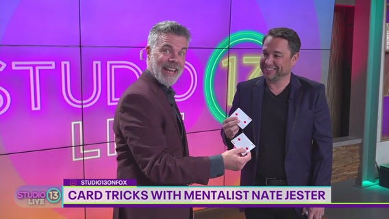 Card tricks with mentalist Nate Jester