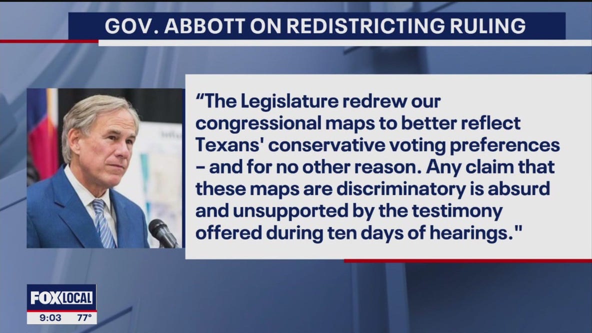 Federal court blocks Texas from using new congressional map