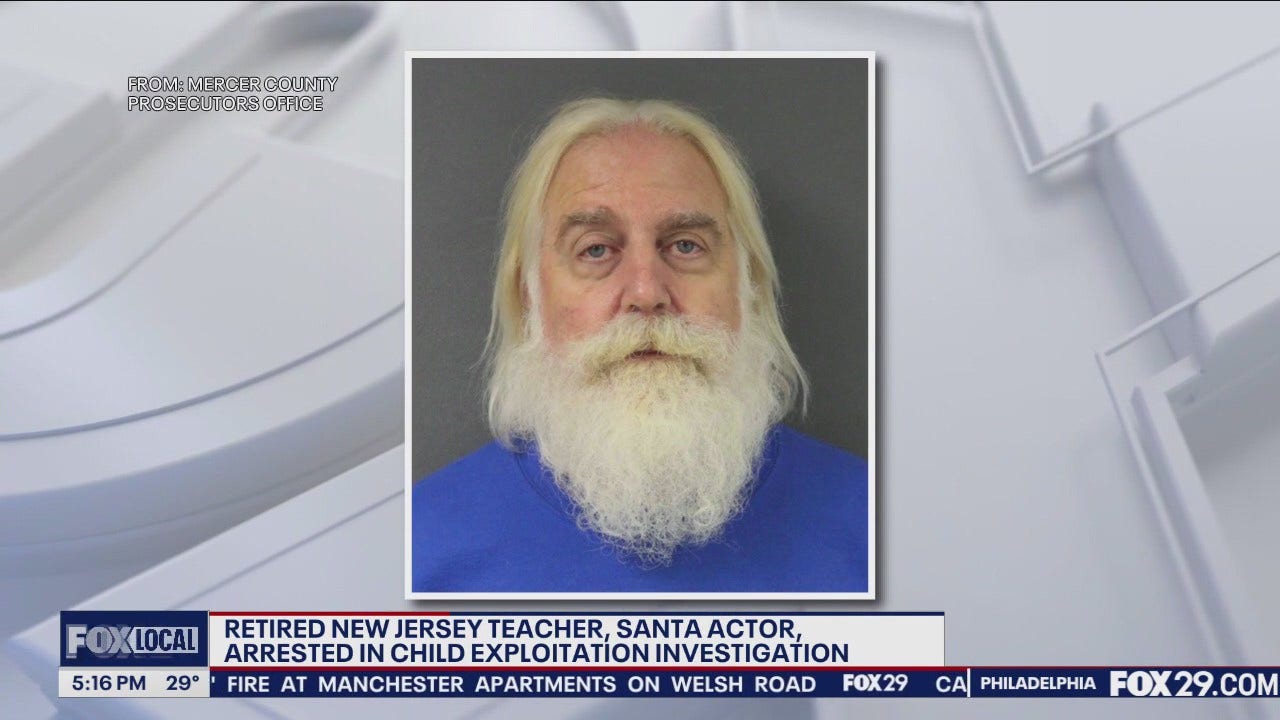 Retired NJ teacher & Santa actor arrested in child exploitation investigation