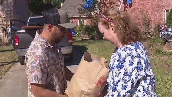 Local businesses in northwest Harris County lend a helping hand to Monday's tornado victims
