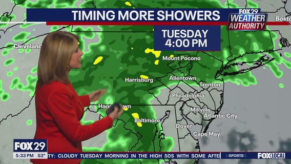 Weather Authority: Monday 5 p.m. forecast