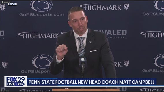 Penn State football coach Matt Campbell emotional during introductory press conference