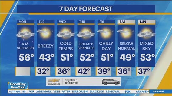 NYC weather forecast