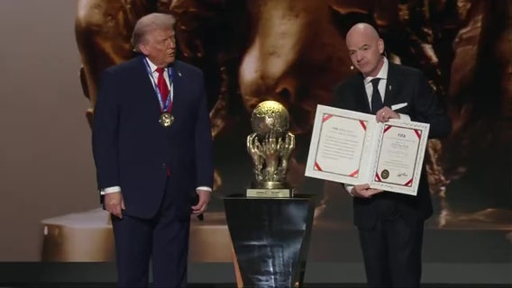 President Trump wins inaugural FIFA Peace Prize