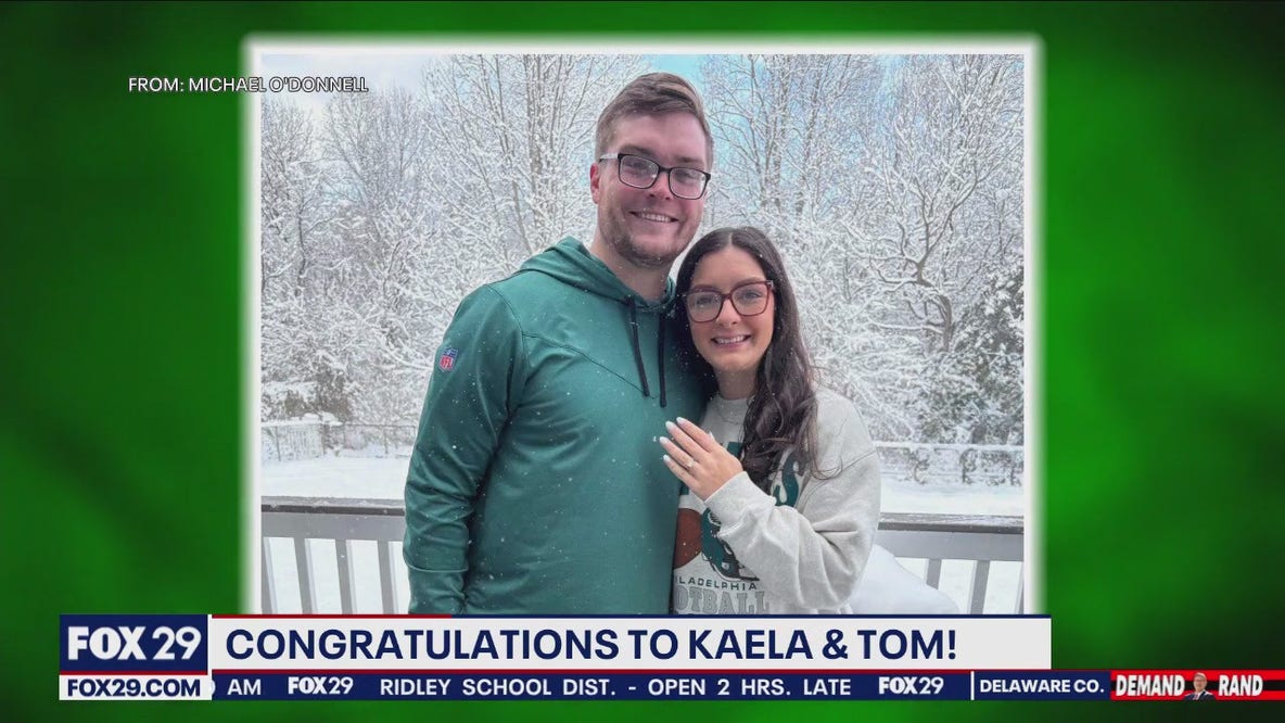 Eagles fans get engaged!