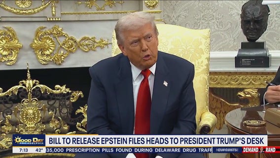 Epstein files bill clears Senate, sent to Trump for signature