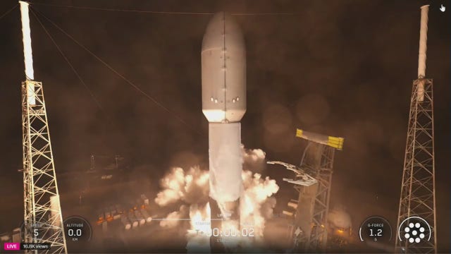 SpaceX launches Falcon 9 carrying Starlink satellites into orbit: Watch again