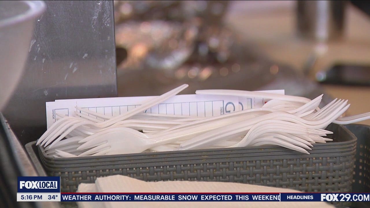 New Jersey lawmakers push to ban plastic utensils at restaurants