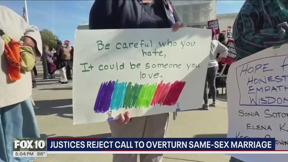 SCOTUS rejects call to overturn same-sex marriage