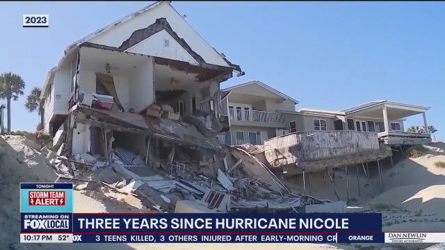 3 years since Hurricane Nicole, Wilbur-by-the-Sea homeowner rebuilds