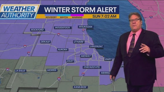 Chicago Weather: Snowfall tapers off leaving cloudy, cold conditions