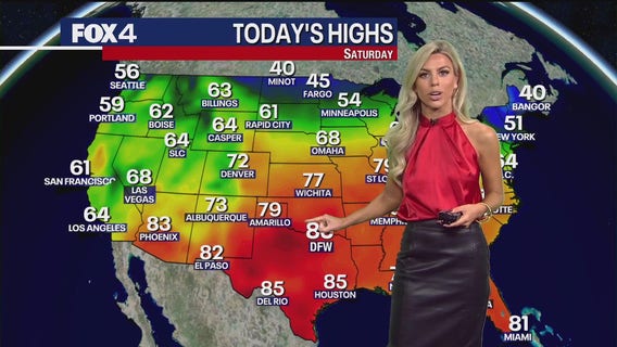 Dallas weather: Nov. 15 morning forecast