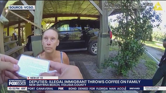 Finland woman enters plea: accused of throwing coffee on mom, dog, baby