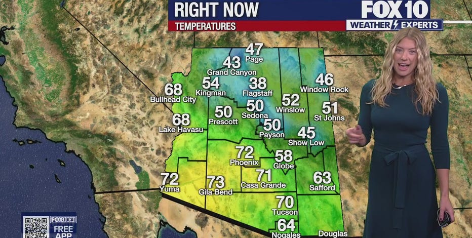 Arizona weather forecast: Weekend storm to bring rain, snow to parts of the state