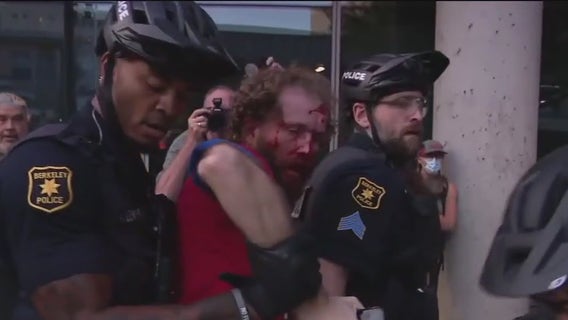 4 arrested during  protest against  Turning Point event at UC Berkeley