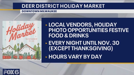 Deer District Holiday Market; get ready to shop, eat, and drink this weekend