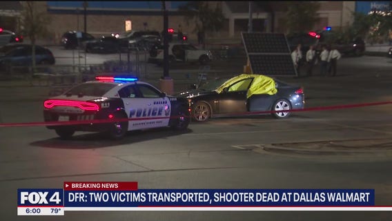 Suspect dead, 2 injured in shooting outside Dallas Walmart