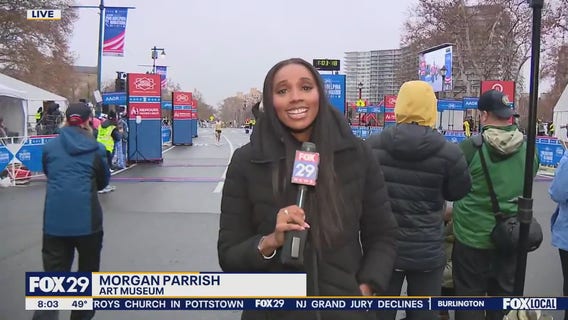 2025 Philadelphia Marathon Weekend: Half-marathon, 8K runners hit the streets in the rain