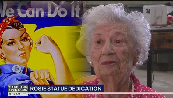 Local ‘Rosie the Riveter’ Honored with Statue at Royal Oak WWII Memorial