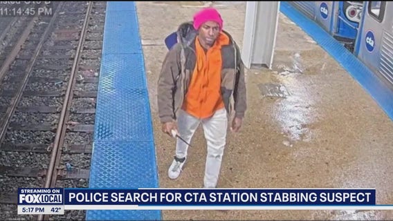 Police search for CTA station stabbing suspect