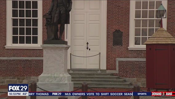 Independence Hall closed for preservation work
