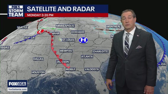 Monday evening forecast