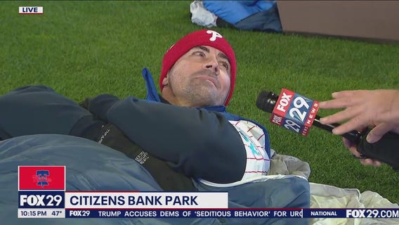 Phillies host "sleep out" at Citizens Bank Park aimed at curbing youth homelessness