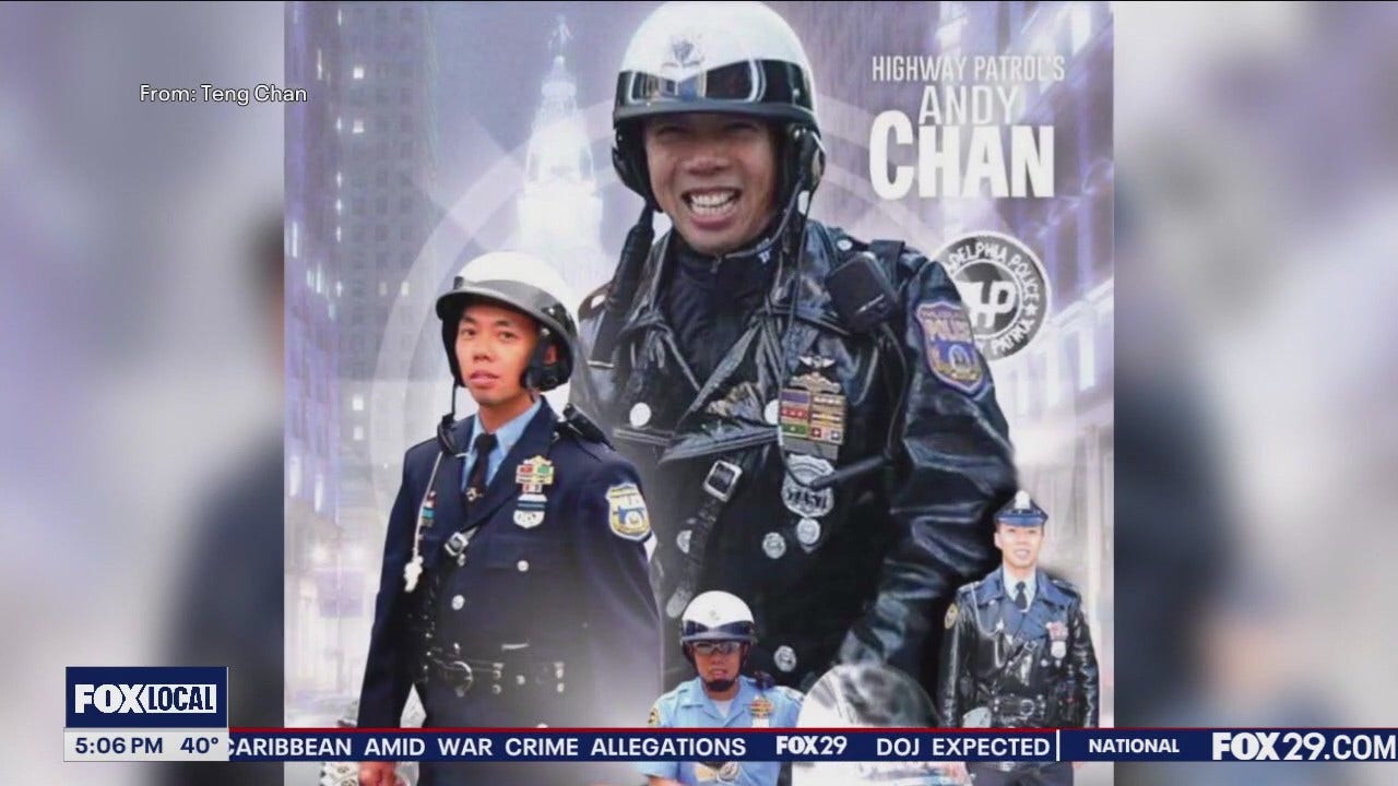 Philadelphia Police Officer Andy Chan dies nearly 7 years after devastating motorcycle crash