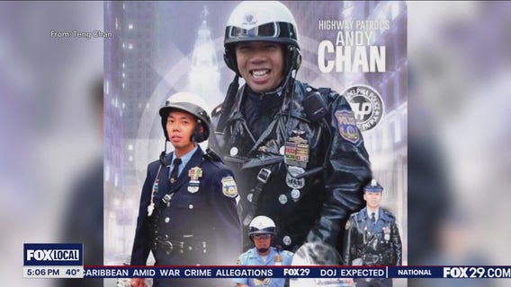 Philadelphia Police Officer Andy Chan dies nearly 7 years after devastating motorcycle crash