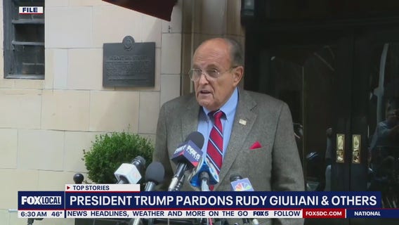 Rudy Giuliani among several pardoned by President Trump