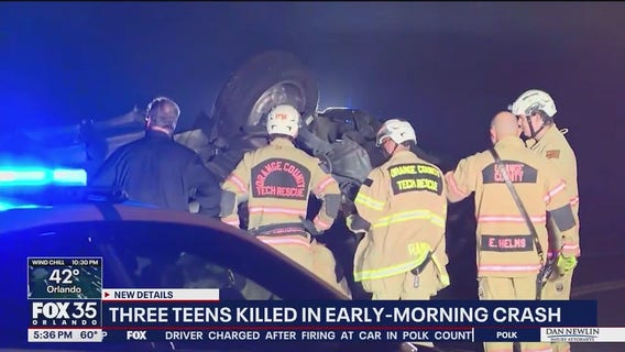 3 teens killed on early-morning crash in Apopka