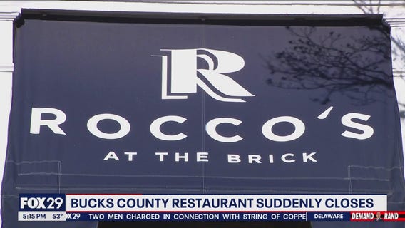 Rocco’s at the Brick in Bucks County closes suddenly